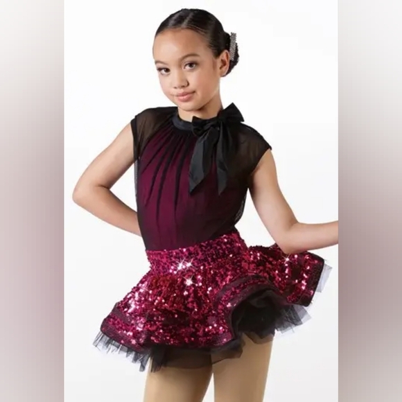 Weissman Other - Weissman Showtime Bad At Love Pink and Black Dance Costume Size IC Style # 12052